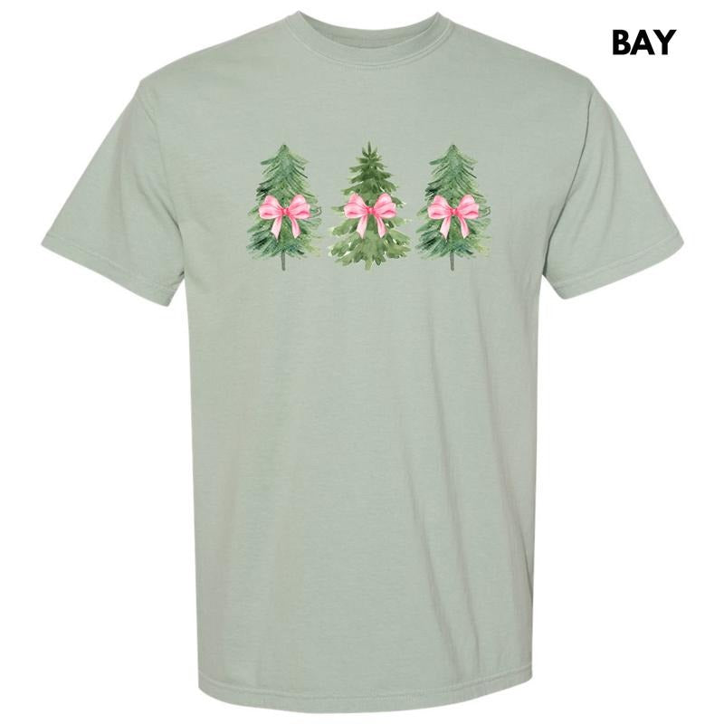 Christmas Trio Trees Comfort Colors T-Shirt 'NLB' Hoodie, Sweatshirt | HypeDripTees.com