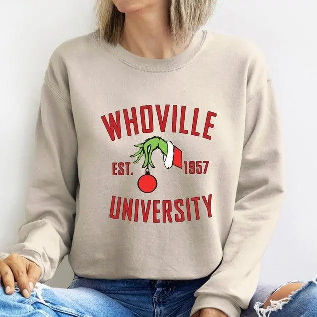 Christmas University Est 1957 Sweatshirt, Christmas Gift, Christmas Family Gift, Christmas Shirt Hoodie | HypeDripTees.com