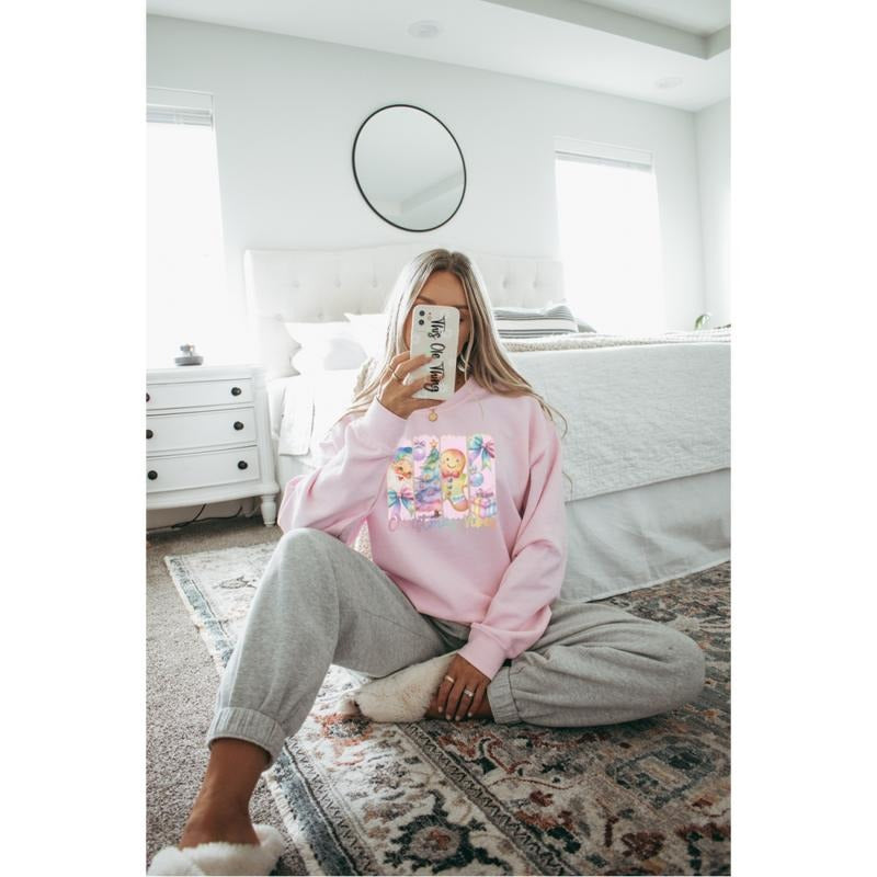 Christmas vibes sweatshirt  Pullover Womenswear Tops Long Sleeve T-Shirts, Hoodie | HypeDripTees.com