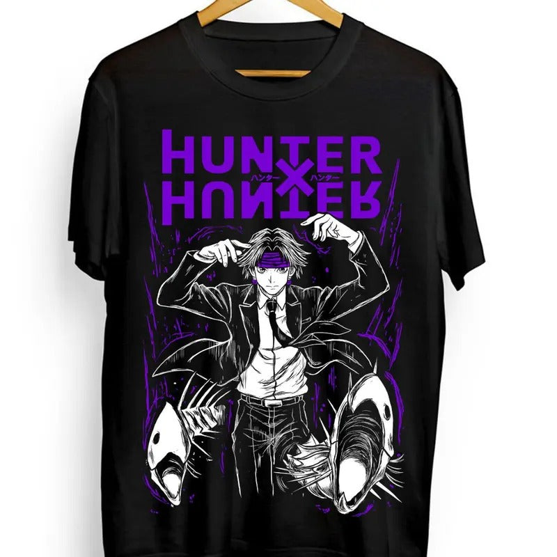 Chrollo Lucilfer T-shirt Hunter X Hunter HXH Anime Graphic Tee All Size Hoodie, Sweatshirt | HypeDripTees.com