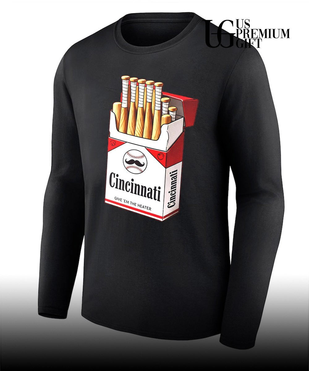 Cincinnati Baseball Bat Pack smokes shirt