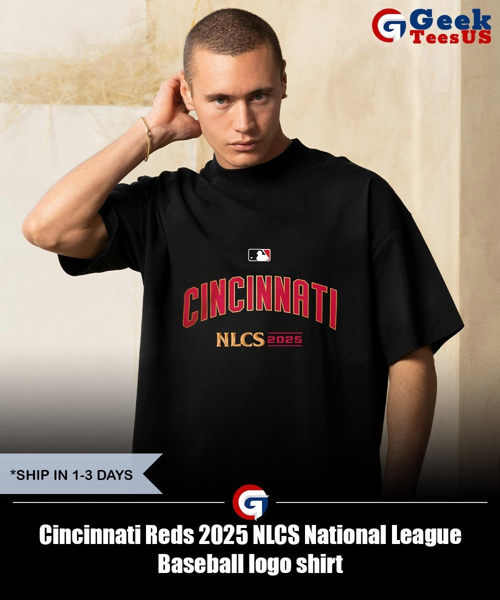 Cincinnati Reds 2025 NLCS National League Baseball logo shirt