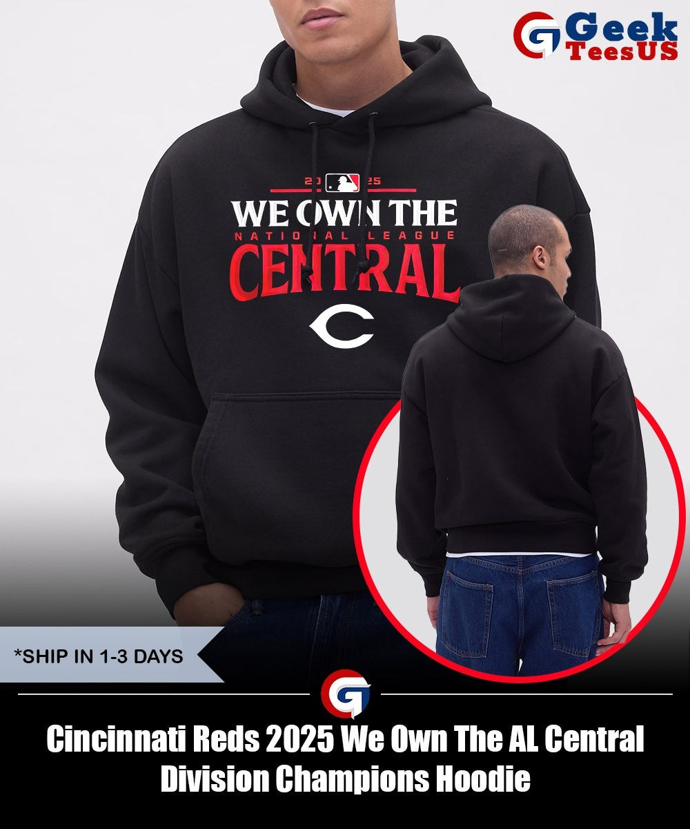 Cincinnati Reds 2025 We Own The AL Central Division Champions shirt