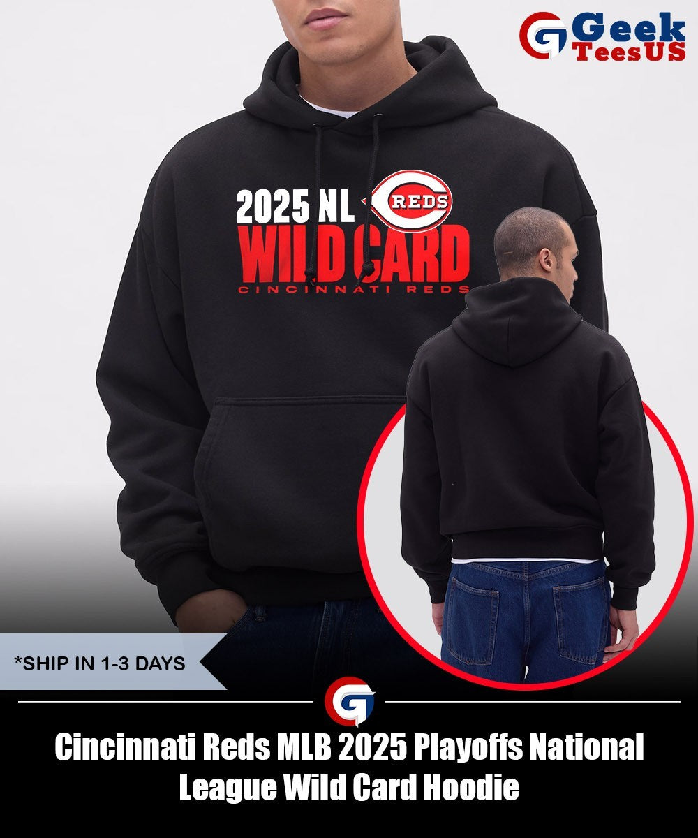 Cincinnati Reds MLB 2025 Playoffs National League Wild Card shirt