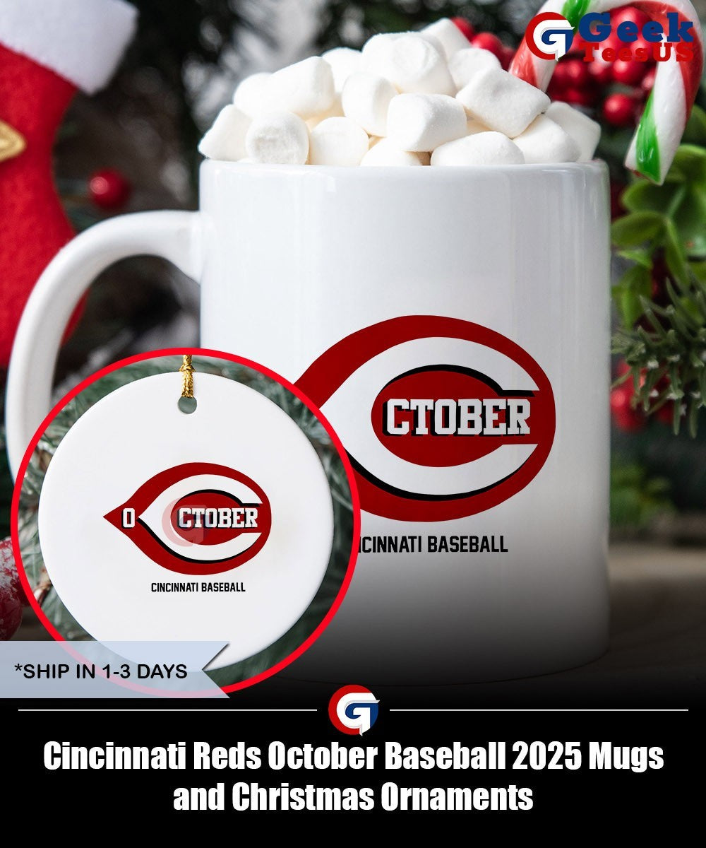 Cincinnati Reds October Baseball 2025 shirt