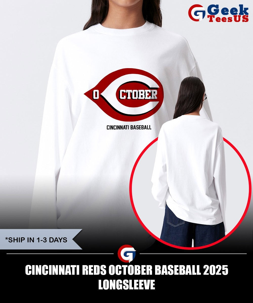 Cincinnati Reds October Baseball 2025 shirt