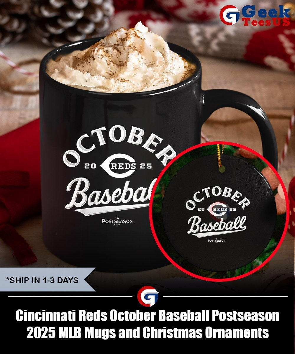 Cincinnati Reds October Baseball Postseason 2025 MLB shirt