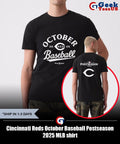 Cincinnati Reds October Baseball Postseason 2025 MLB shirt
