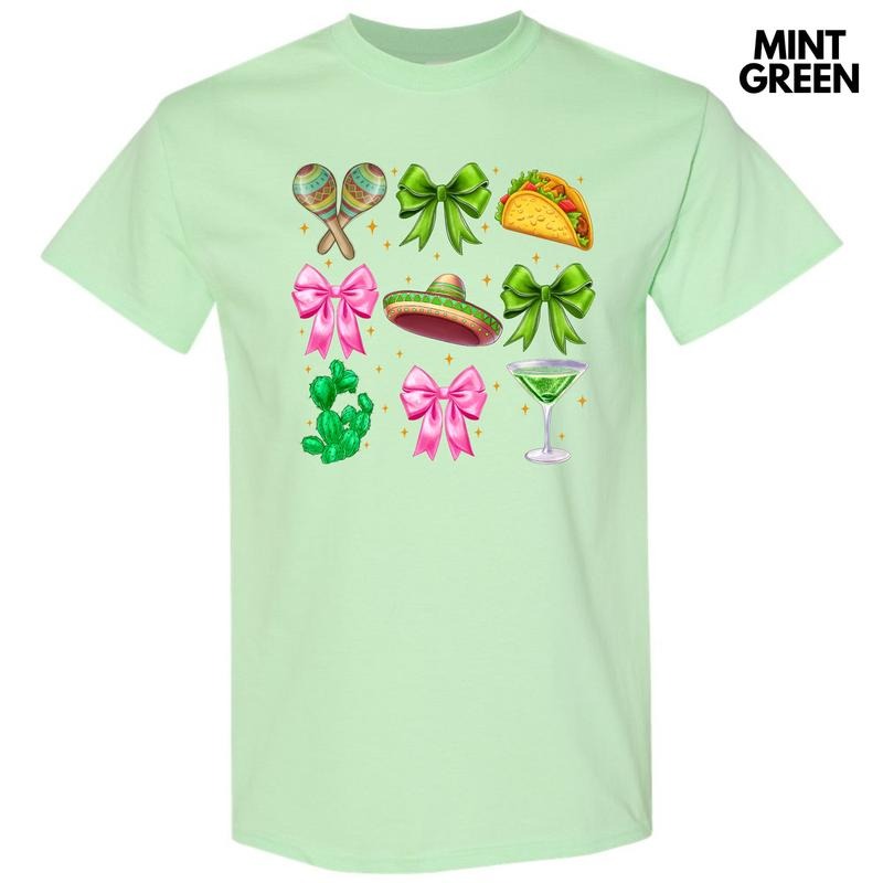 Cinco Coquette Collage Gildan Short Sleeve T-Shirt 'NLB' Hoodie, Sweatshirt | HypeDripTees.com