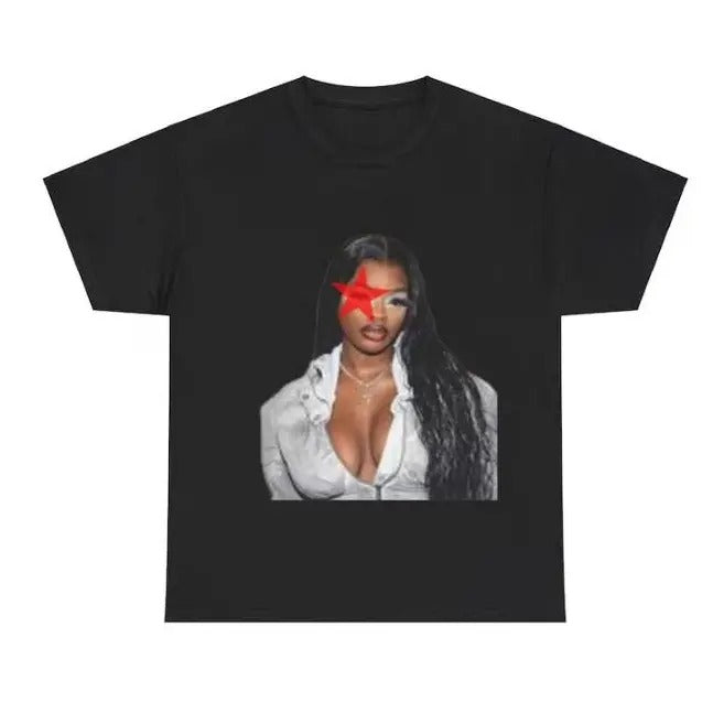 City Girls JT Red Stars Graphic T-Shirt Cotton Fabric Tee Hoodie, Sweatshirt | HypeDripTees.com