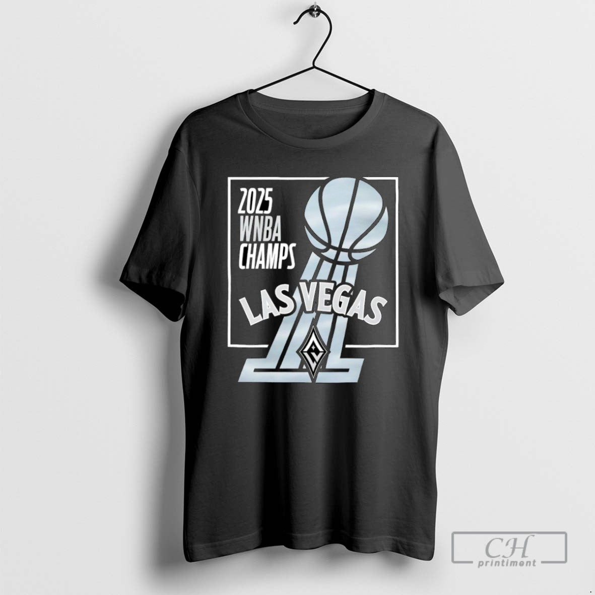 Classic 2025 Wnba Champs Las Vegas Aces Trophy T Shirts