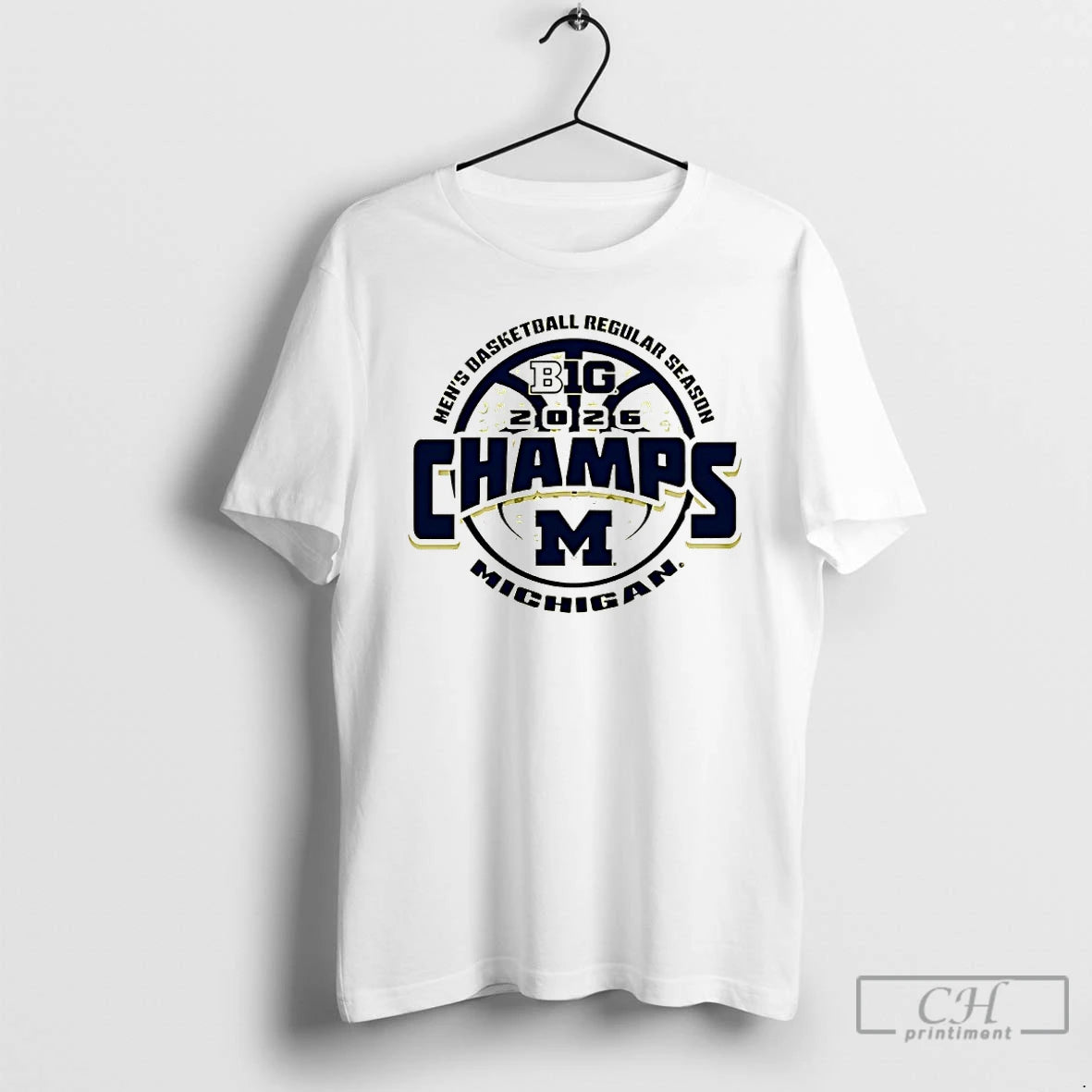 Classic 2026 Big Ten Mens Basketball Regular Season Champions Michigan Wolverines T-Shirts, Hoodie, Sweatshirt