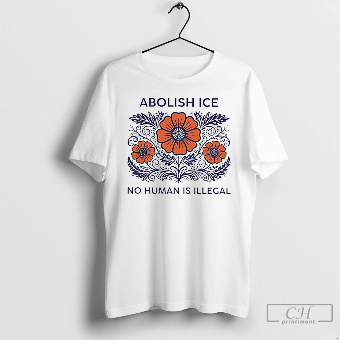 Classic Abolish Ice No Human Is Illegal T-Shirts, Hoodie, Sweatshirt | HypeDripTees.com