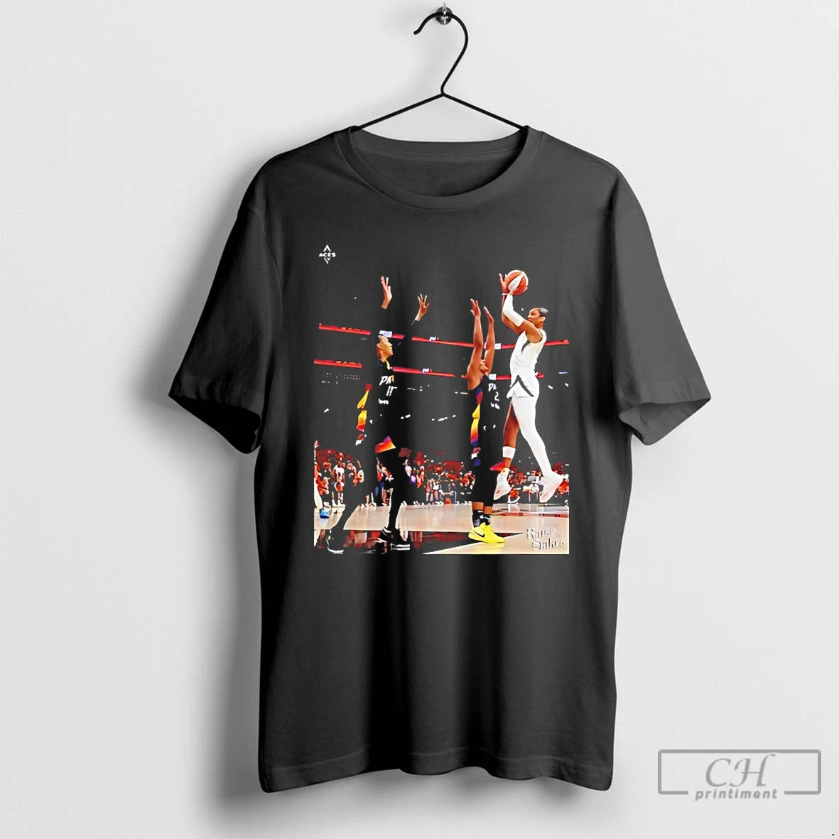 Classic Aja Wilson Hang It In The Louvre T Shirts
