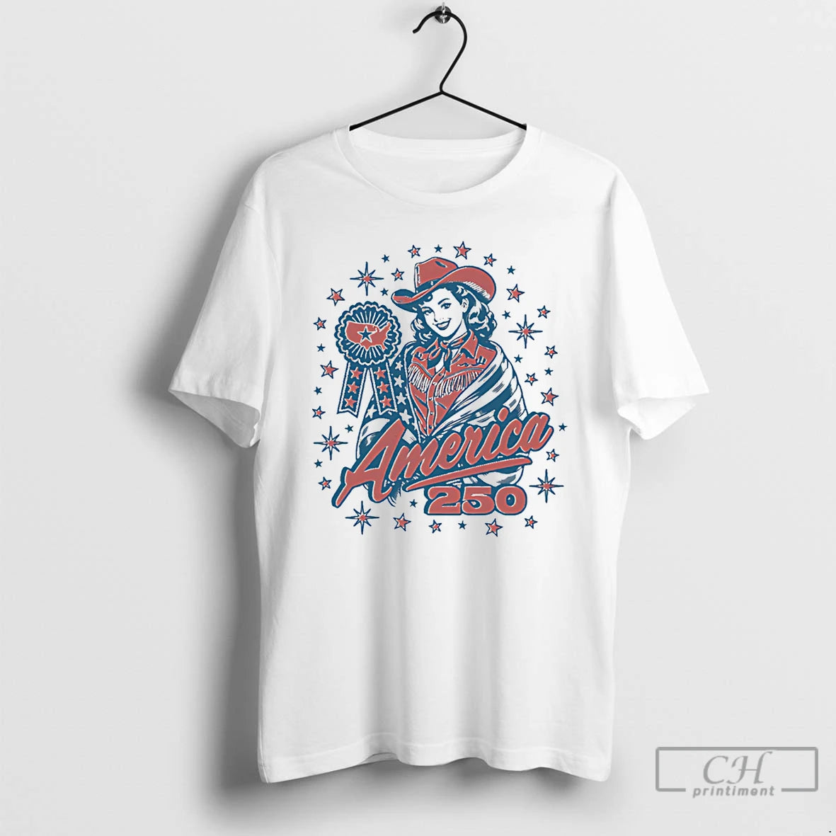 Classic America 250 Usa Western Girl Vintage T-Shirts, Hoodie, Sweatshirt | HypeDripTees.com