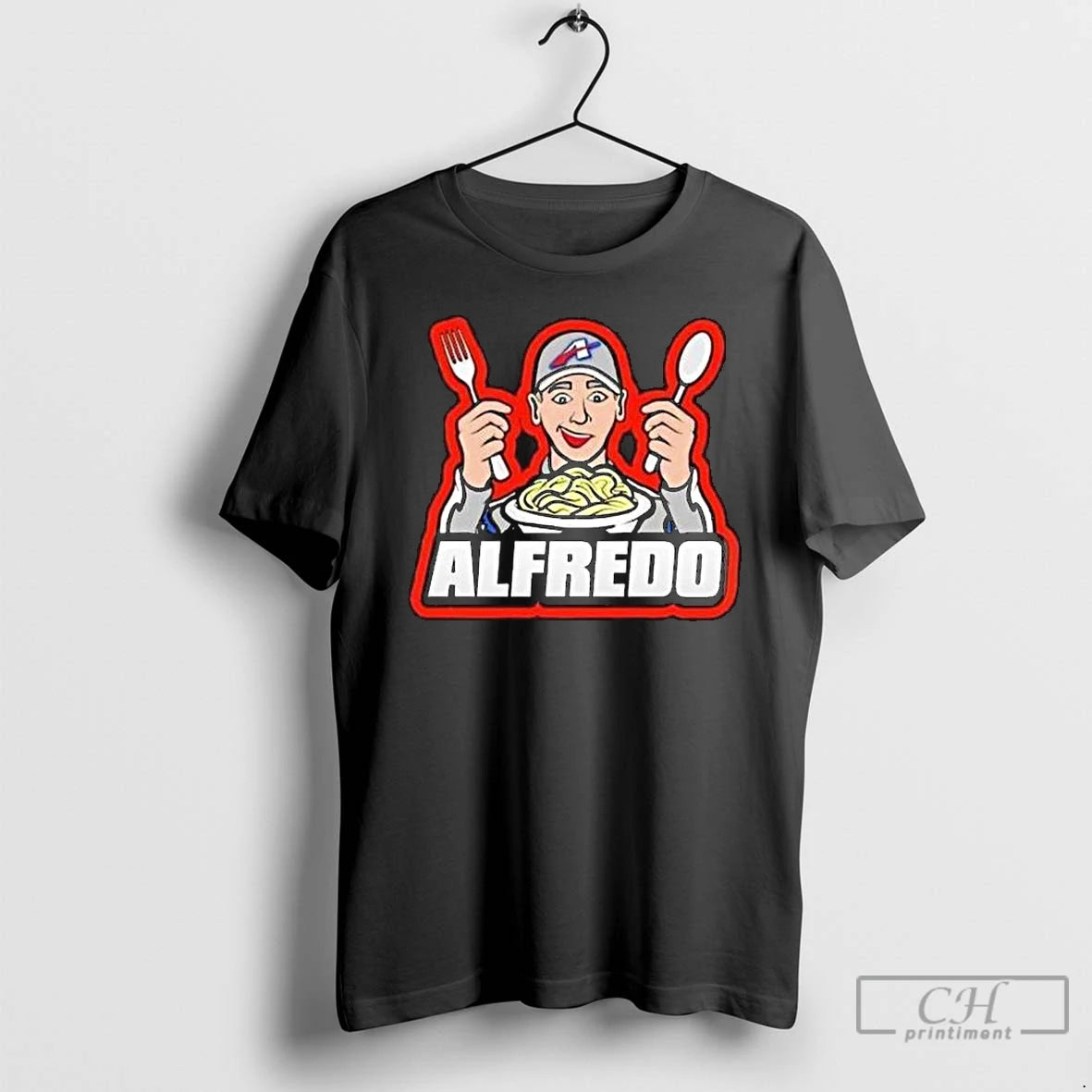 Classic Anthony Alfredo Pasta Long Sleve T Shirts