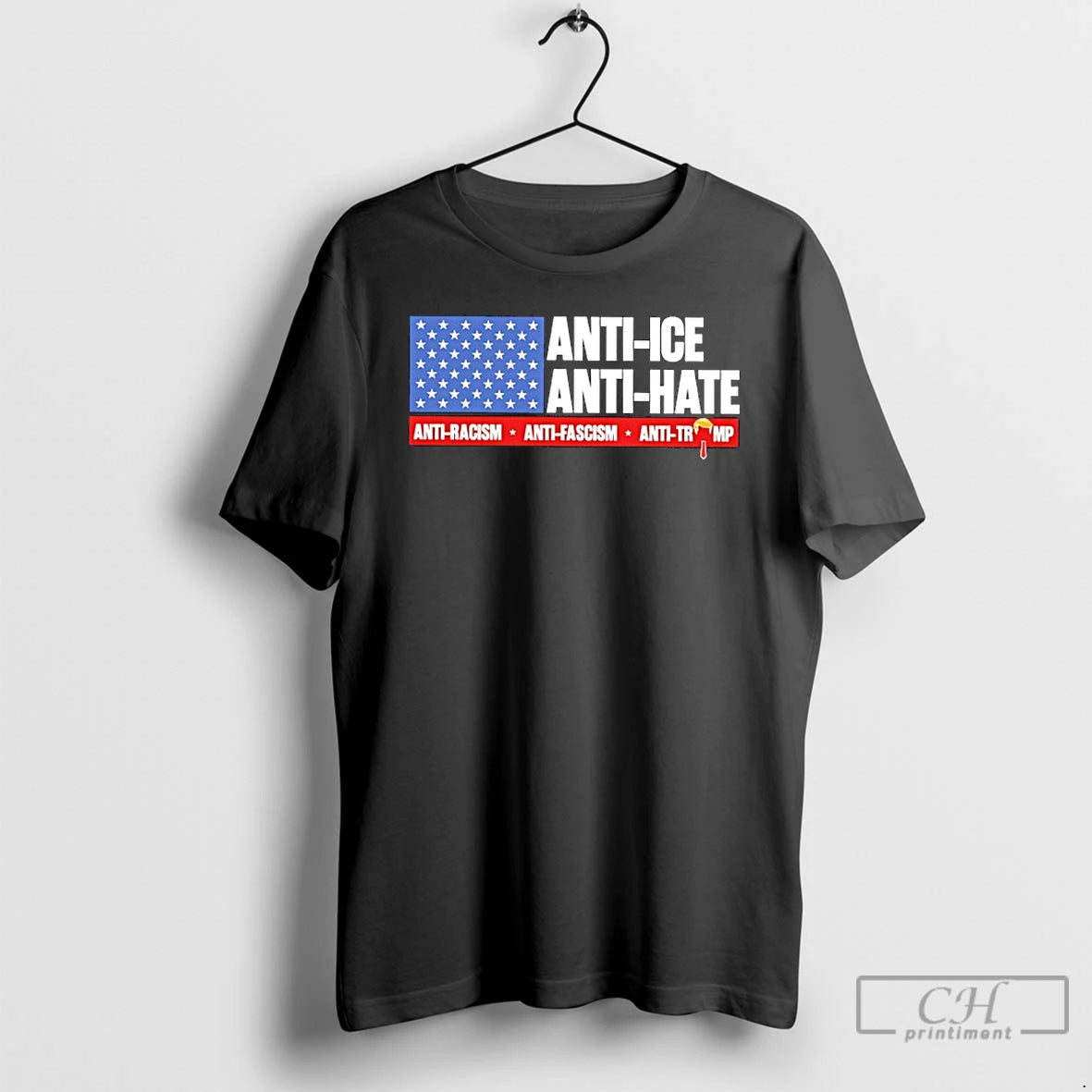 Classic Anti Ice Anti Hate Anti Racism Anti Fascism Anti Trump T-Shirts, Hoodie, Sweatshirt | HypeDripTees.com