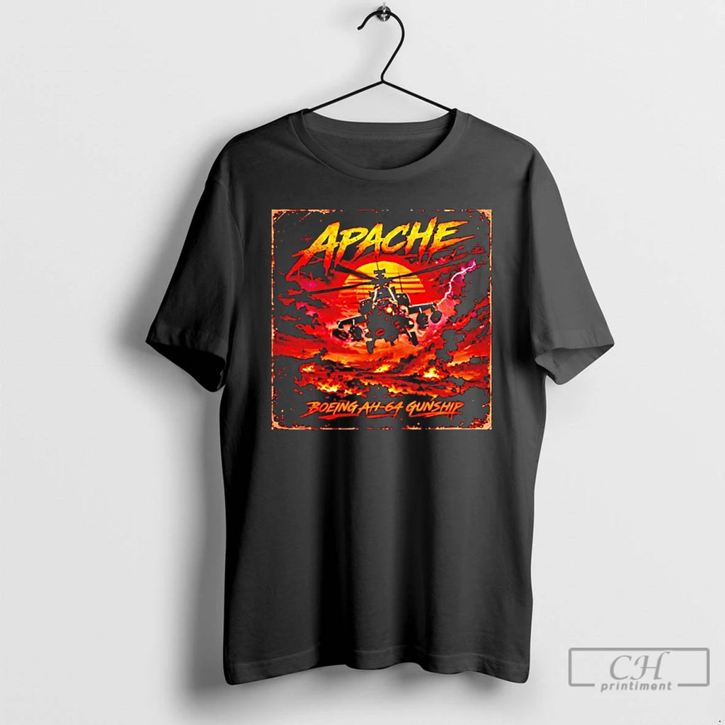 Classic Apache Boeing Ah 64 Gunship Graphic