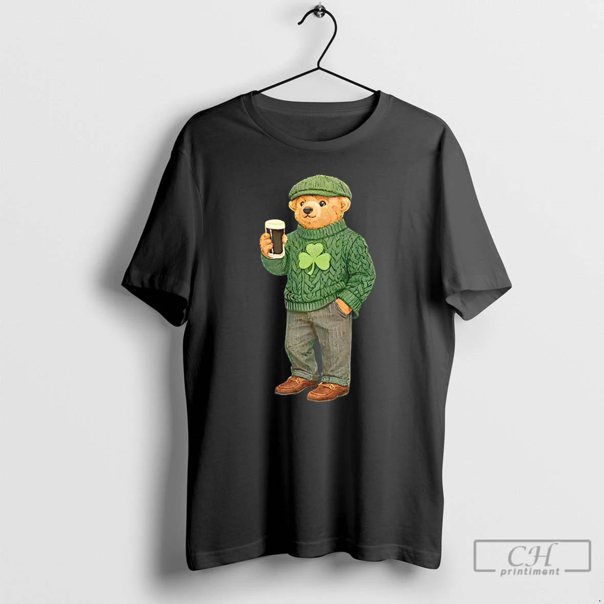 Classic Bear Irish Shamrock St Patricks Day 2026