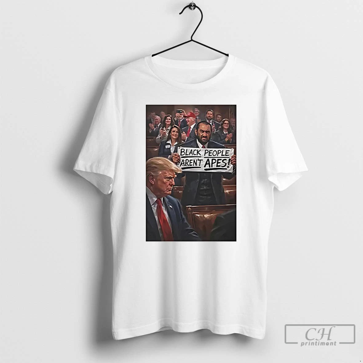 Classic Black People Arent Apes Anti Trump T-Shirts, Hoodie, Sweatshirt | HypeDripTees.com