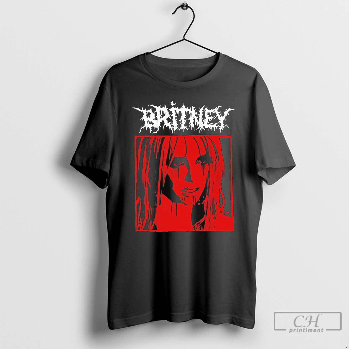 Classic Britney Black Metal T-Shirts, Hoodie, Sweatshirt | HypeDripTees.com