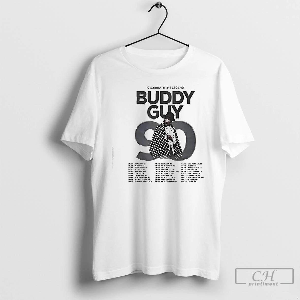 Classic Buddy Guy 90 Celebrate The Legend North America Tour 2026 Schedule Dates T Shirts Hoodie, Sweatshirt