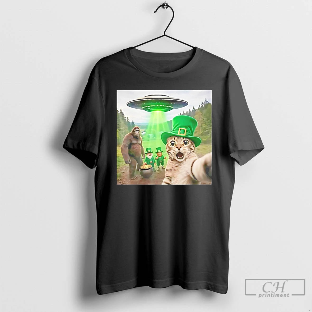 Classic Cat Selfie St Patricks Day T-Shirts, Hoodie, Sweatshirt | HypeDripTees.com