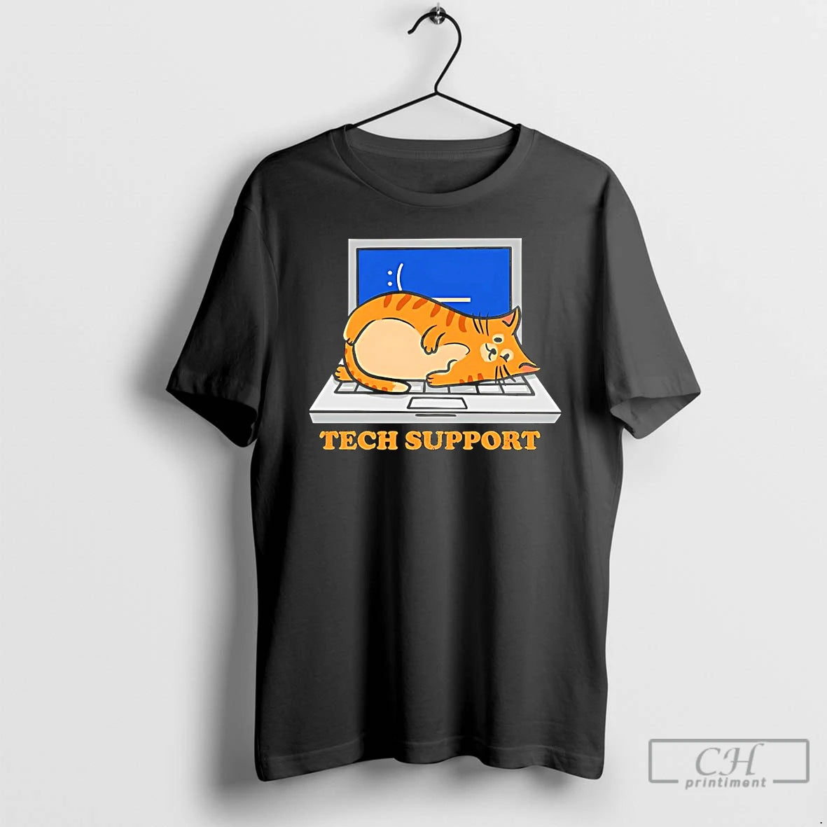 Classic Cat Tech Support T-Shirts, Hoodie, Sweatshirt | HypeDripTees.com