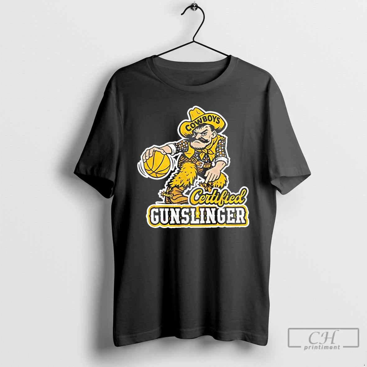 Classic Certified Gunslinger Wyoming Cowboys T-Shirts, Hoodie, Sweatshirt | HypeDripTees.com