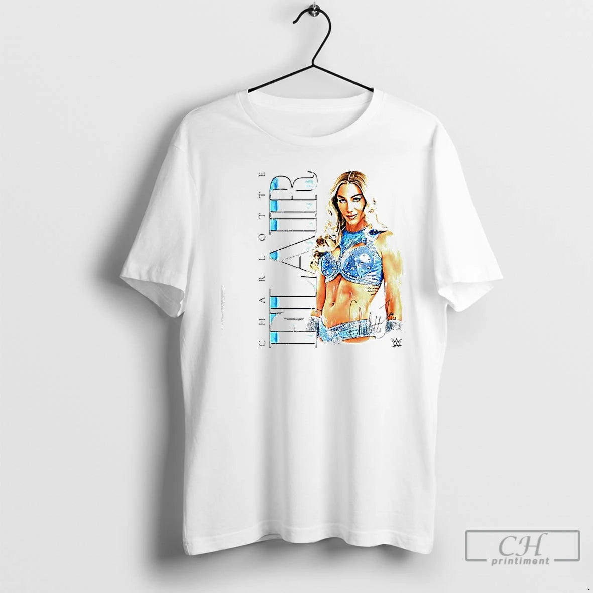 Classic Charlotte Flair Vintage Signature T-Shirts, Hoodie, Sweatshirt | HypeDripTees.com