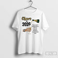 Classic Cheers To 2026 May We Make It Through Without A World War T Shirts