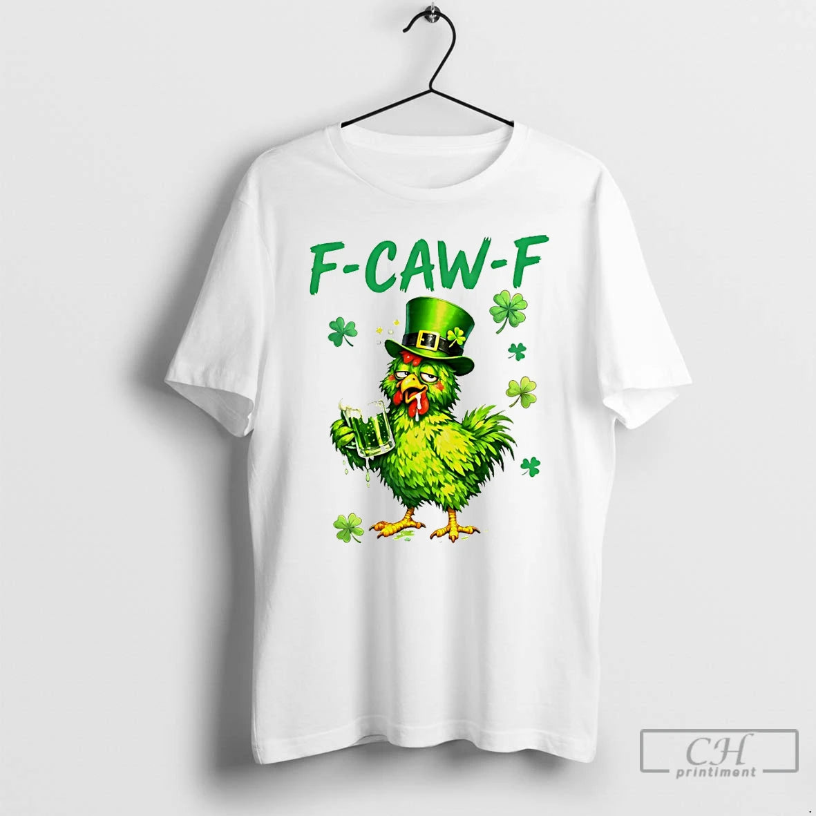 Classic Chicken Shamrocks Beer Funny St Patricks Day 2026 T-Shirts, Hoodie, Sweatshirt | HypeDripTees.com