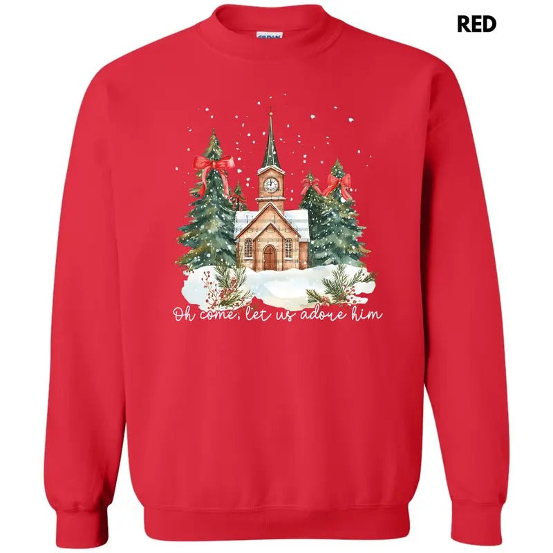 Classic Christmas Church Sweatshirt 'NLB T-Shirts, Hoodie | HypeDripTees.com