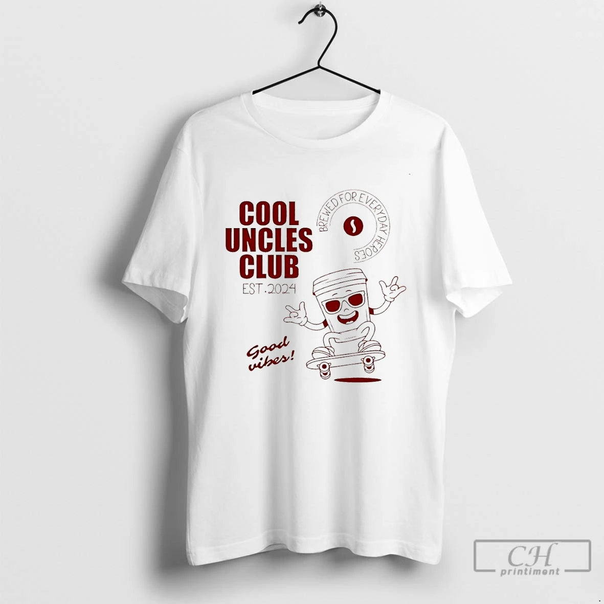 Classic Cool Uncles Club Brewed For Everyday Heroes Est 2024 Good Vibes T Shirts Sweater Hoodie, Sweatshirt