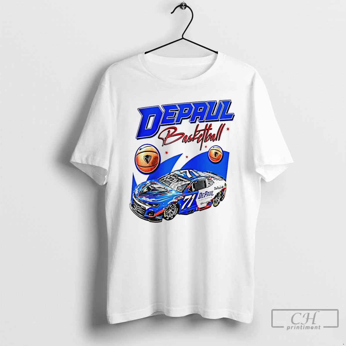 Classic Depaul Blue Demons Basketball 71 Racing Nascar T-Shirts, Hoodie, Sweatshirt | HypeDripTees.com