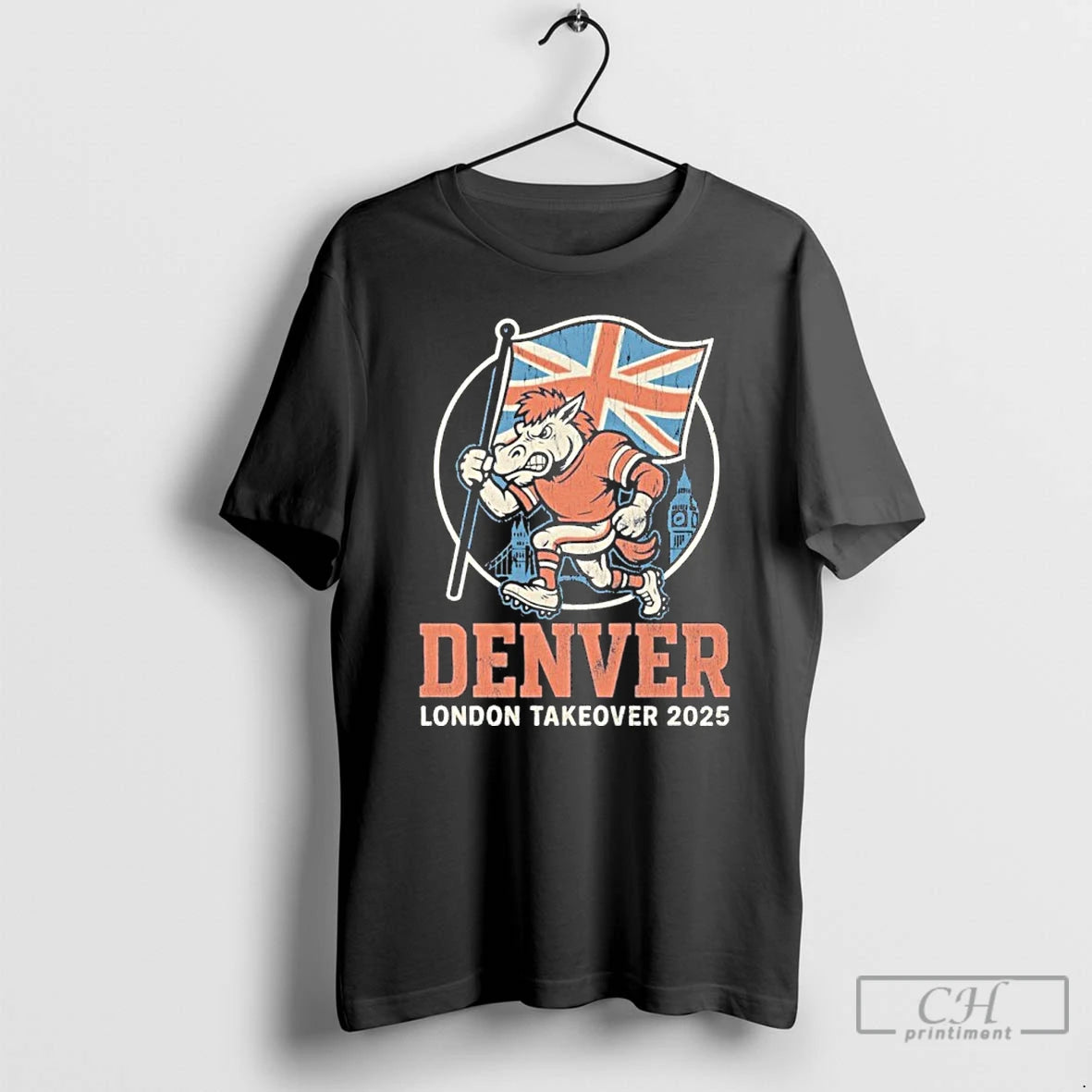 Classic Denver X London Game Takeover 2025 Vintage Football T Shirts