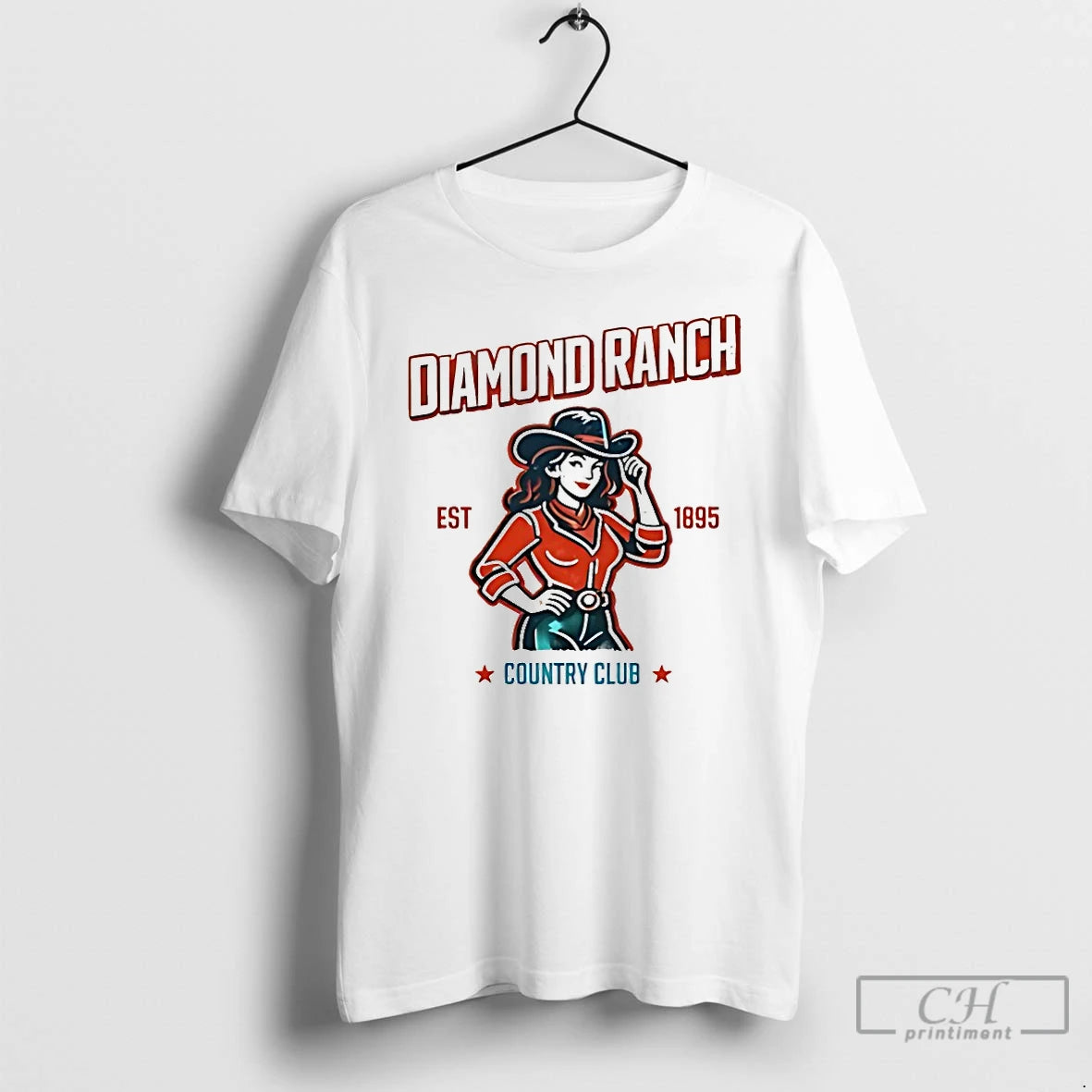 Classic Diamond Ranch Country Club Est 1895 T-Shirts, Hoodie, Sweatshirt | HypeDripTees.com