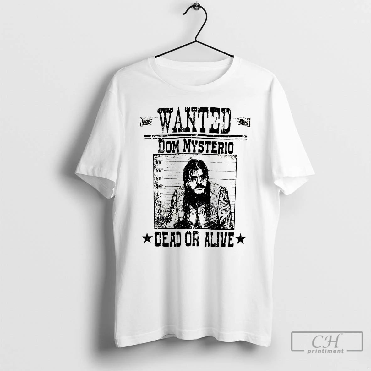 Classic Dominik Mysterio Wanted Deaf Or Alive T-Shirts, Hoodie, Sweatshirt | HypeDripTees.com