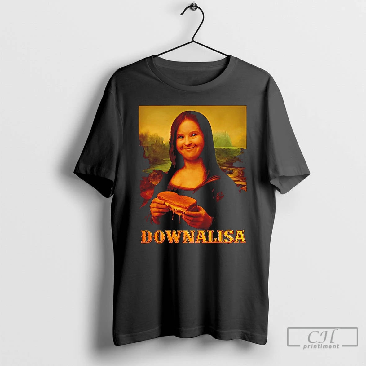 Classic Downlisa Mona Lisa Parody T-Shirts, Hoodie, Sweatshirt | HypeDripTees.com