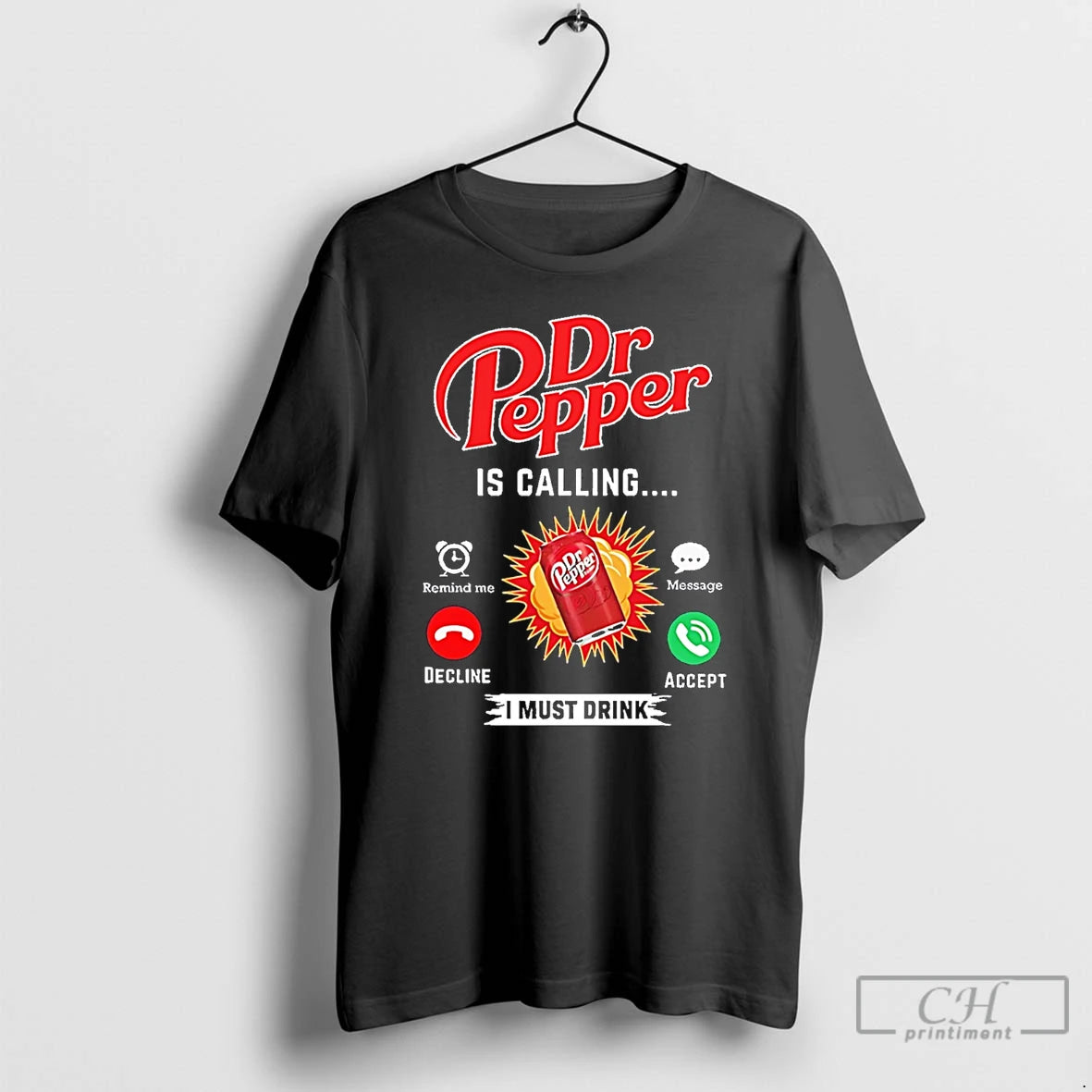 Classic Dr Pepper Is Calling Im Must Drink T-Shirts, Hoodie, Sweatshirt | HypeDripTees.com