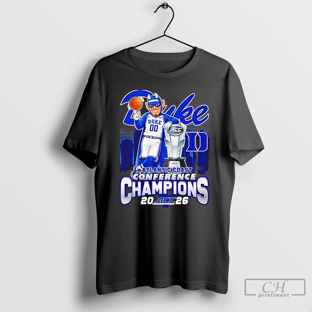 Classic Duke Basketball 2026 Atlantic Coast Conference Champions Mascot