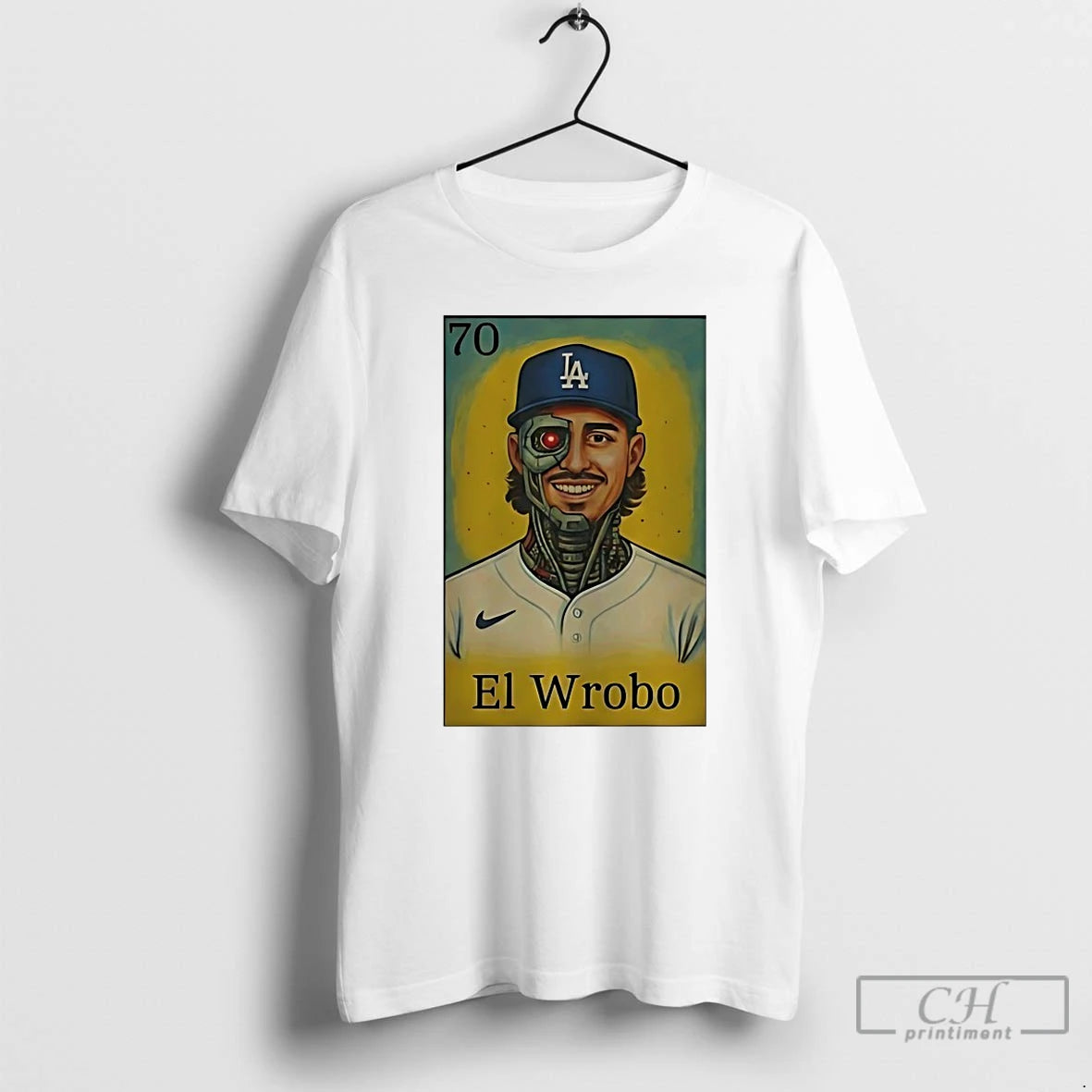 Classic El Wrobo Justin Wrobleski Los Angeles Dodgers Card T-Shirts, Hoodie, Sweatshirt | HypeDripTees.com