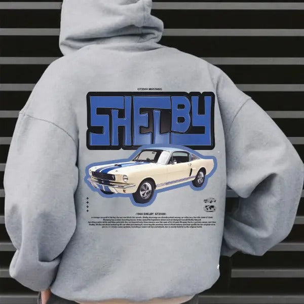 Classic Fordd Mustangg Shelbyy GT 350 Hoodie, Unisex, Menswear, Street Racing Shirt, Car Hoodie, Boyfriend Gift Gildan...