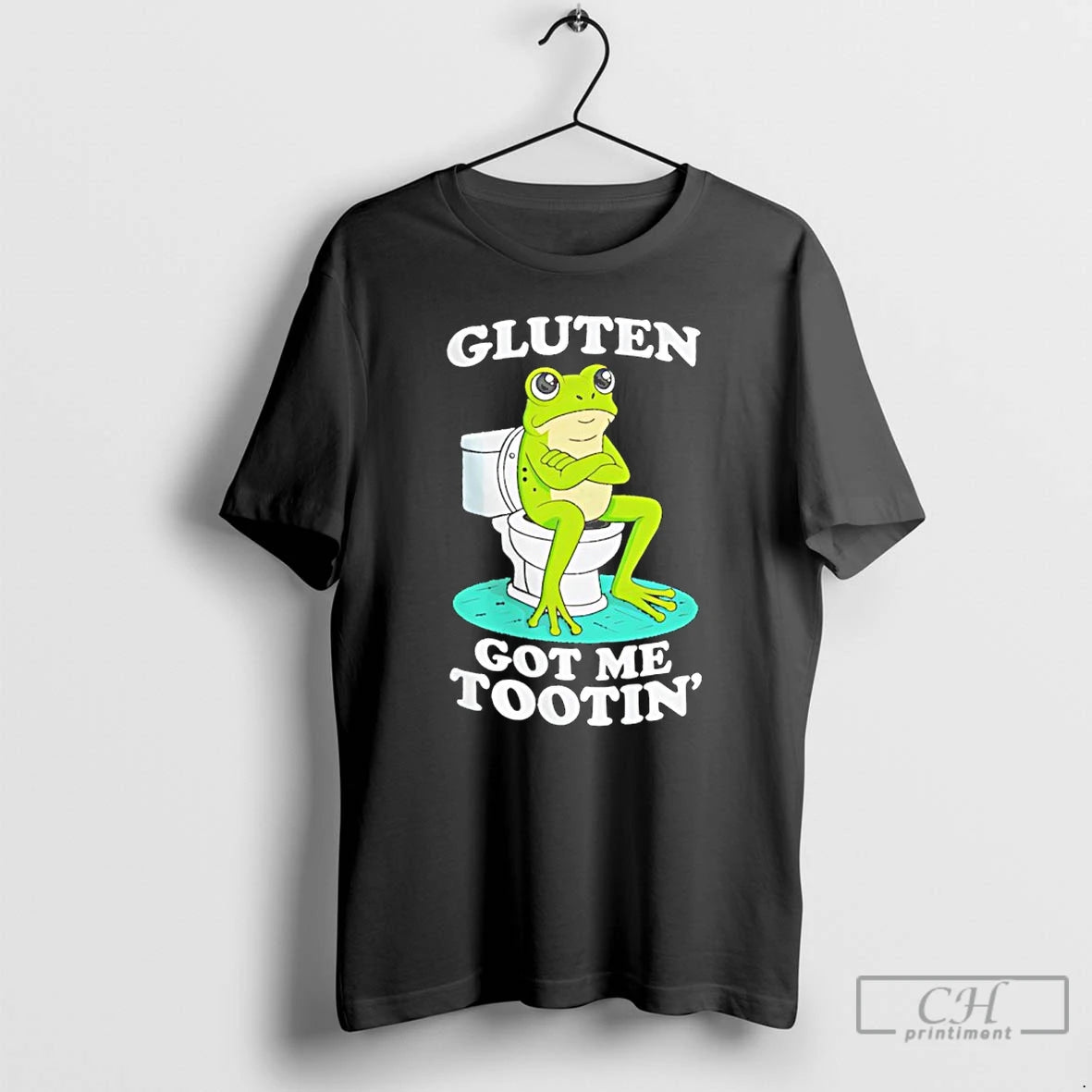 Classic Frog Gluten Got Me Tootin Meme T-Shirts, Hoodie, Sweatshirt | HypeDripTees.com