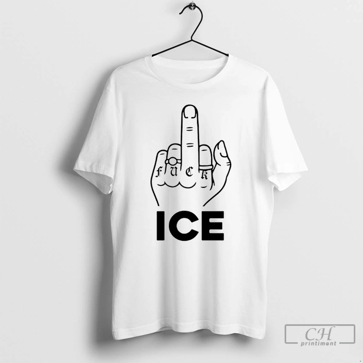 Classic Fuck Ice Middle Finger T-Shirts, Hoodie, Sweatshirt | HypeDripTees.com