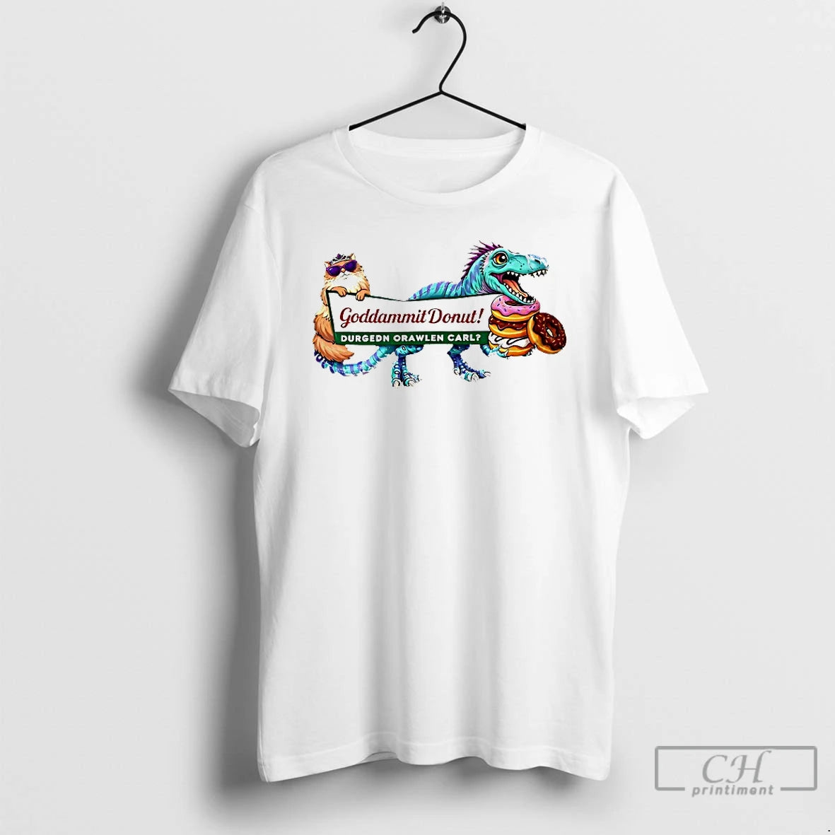 Classic Goddammit Donut Durgedn Orawlen Carl T-Shirts, Hoodie, Sweatshirt | HypeDripTees.com