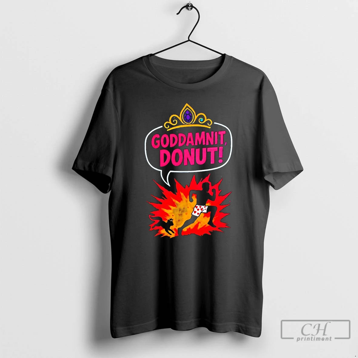 Classic Goddamnit Donut Vinyl Dungeon Crawler Carl And Princess Donut T-Shirts, Hoodie, Sweatshirt | HypeDripTees.com
