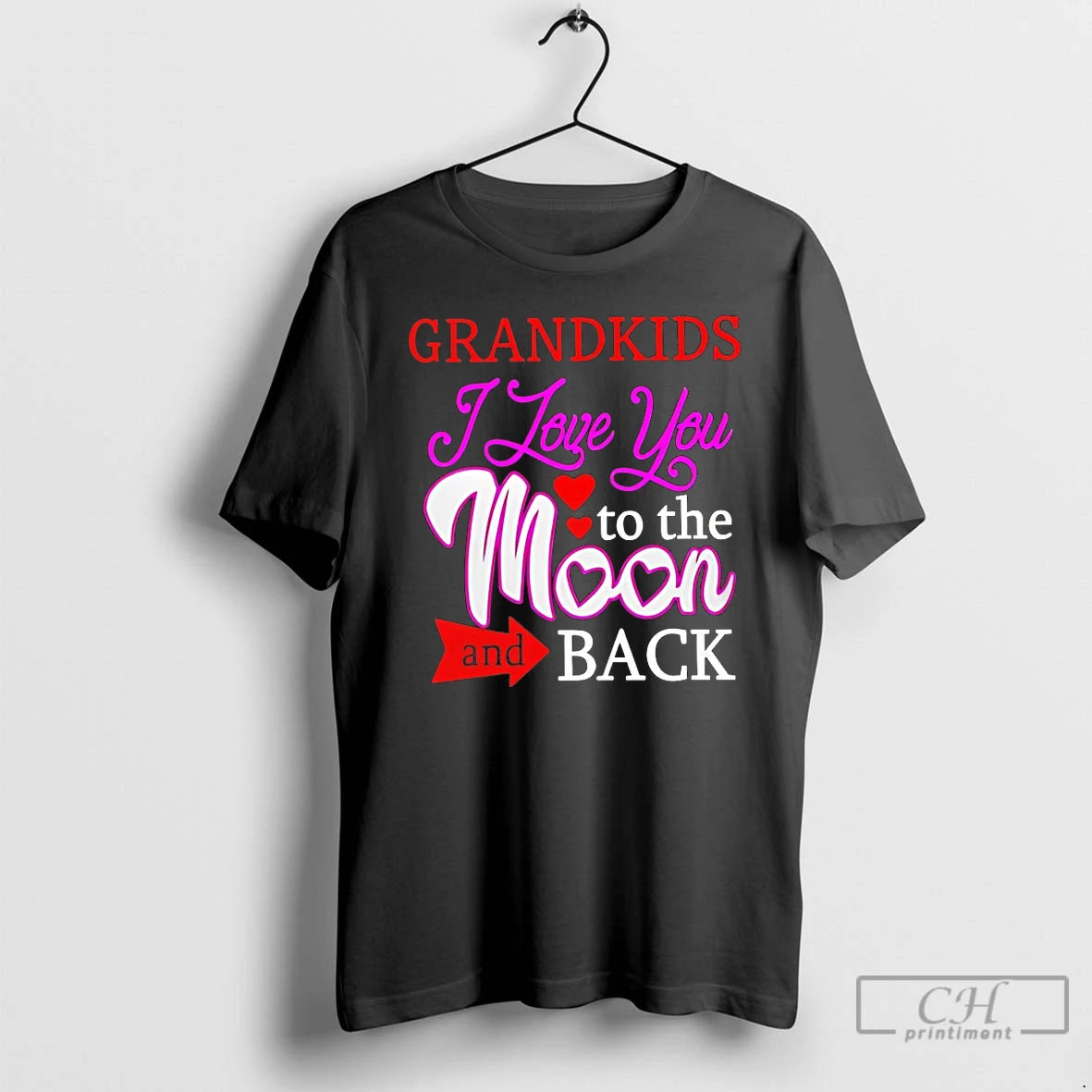 Classic Grandkids I Love You To The Moon And Back T-Shirts, Hoodie, Sweatshirt | HypeDripTees.com