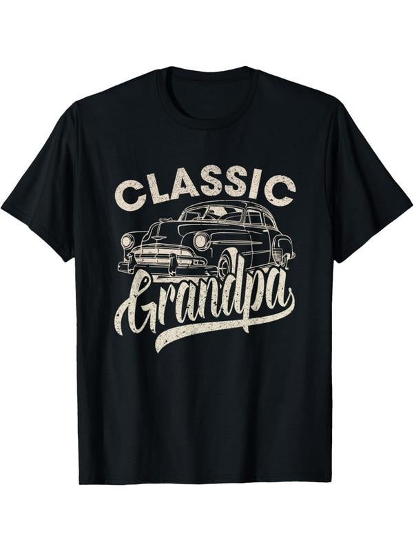 Classic Grandpa Funny Saying Car Lover Men Dad Papa T-Shirt Design Streetwear Casual Hoodie, Sweatshirt | HypeDripTees.com