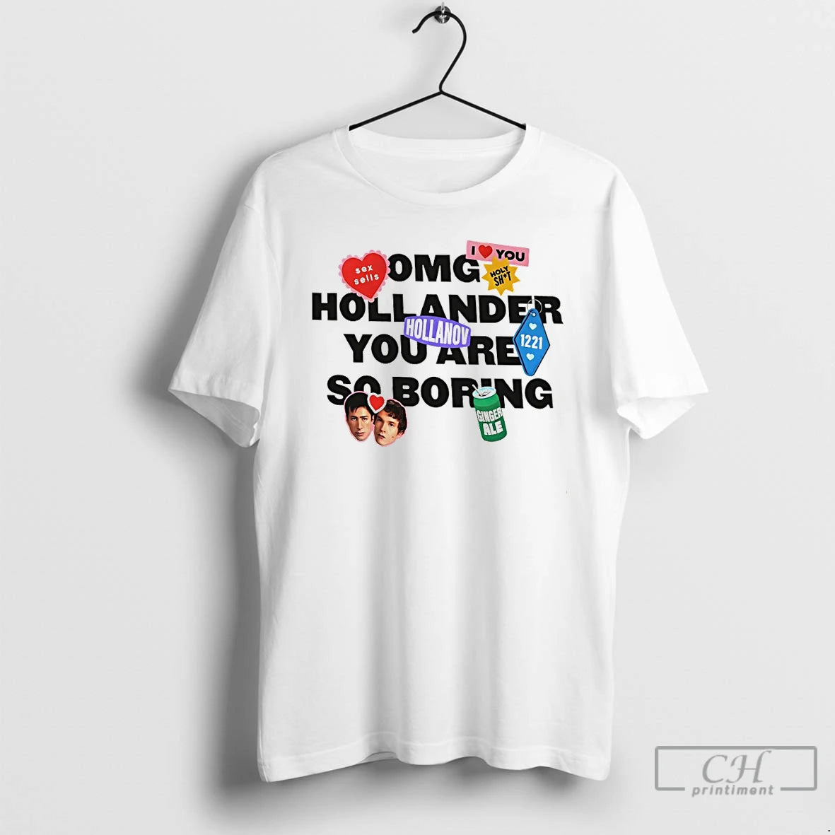 Classic Heated Rivalry Hockey Shane Hollander And Ilya Rozanov Omg Hollander You Are So Boring T-Shirts, Hoodie, Sweatshirt